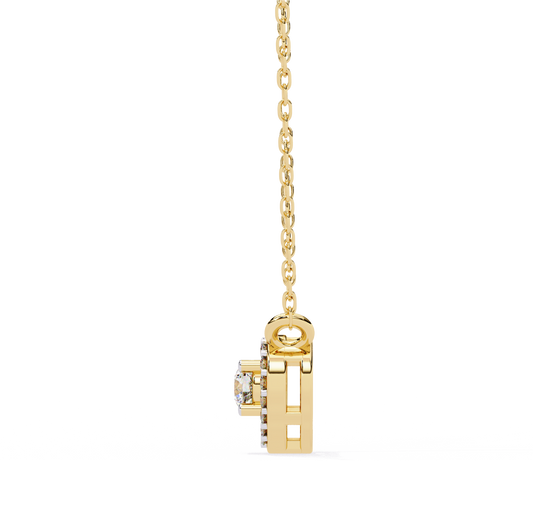 Pendentif diamant Floris céleste