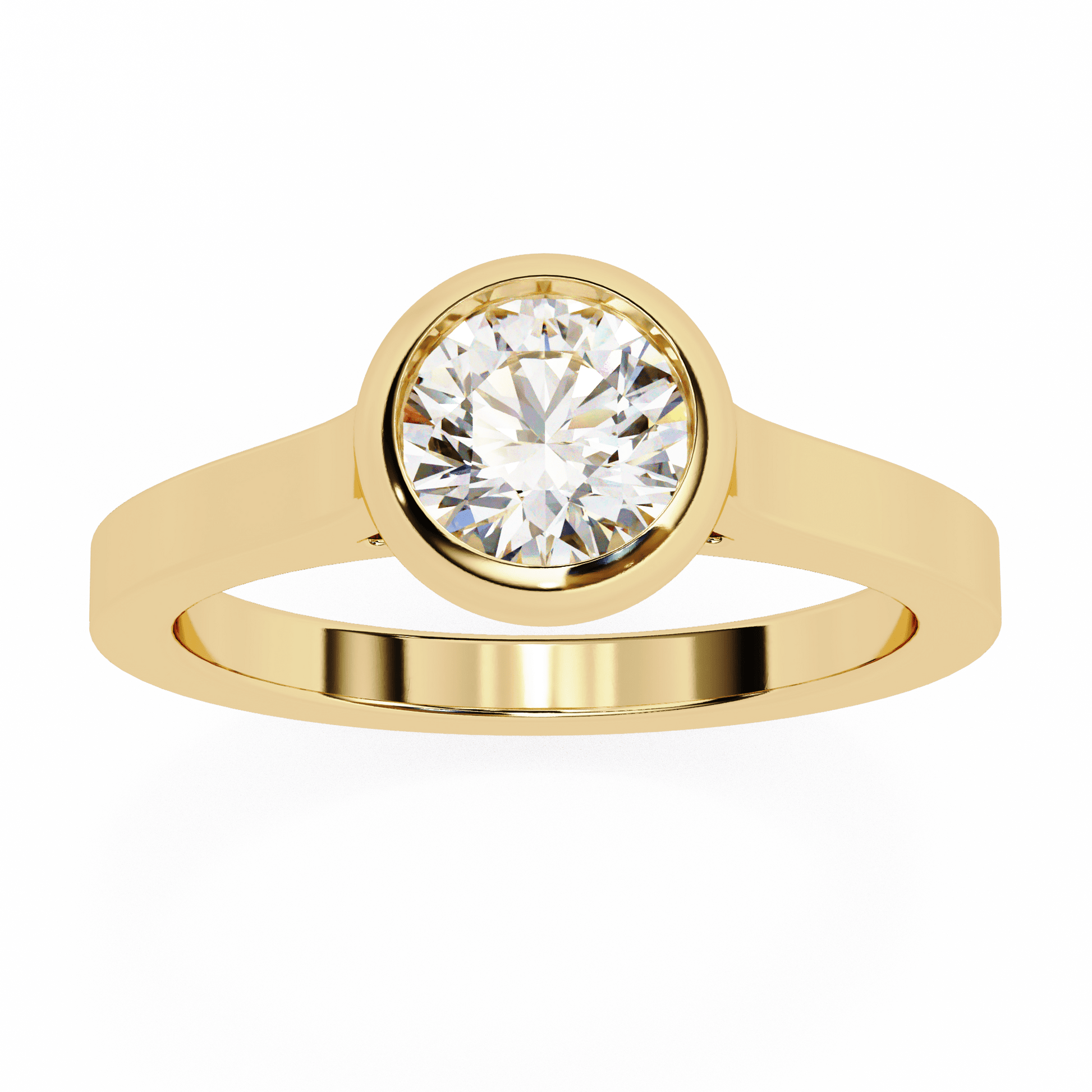 Sunspire Round Diamond Ring - Espira Fine Gems