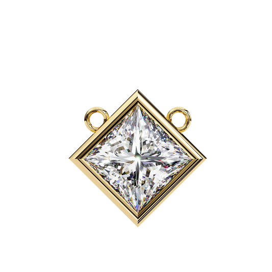Aurora Princess Charm Diamond Pendant
