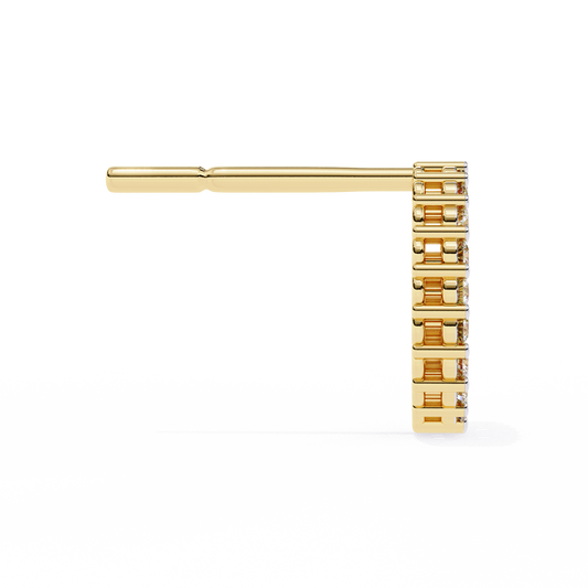 Flora Round Diamond Earrings - Espira Fine Gems