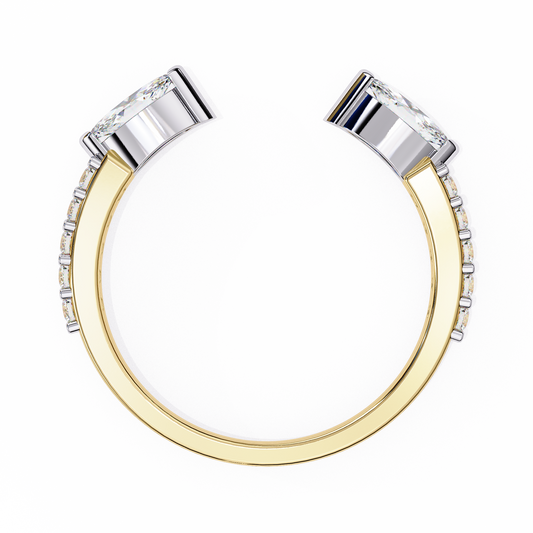 Twinkle (Marquise & Round) Diamond Ring - Espira Gems