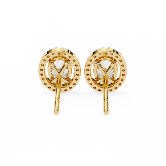 Allure Oval Diamond Earrings - Espira Fine Gems