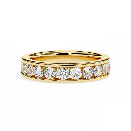Heartline Round Diamond Ring - Espira Gems