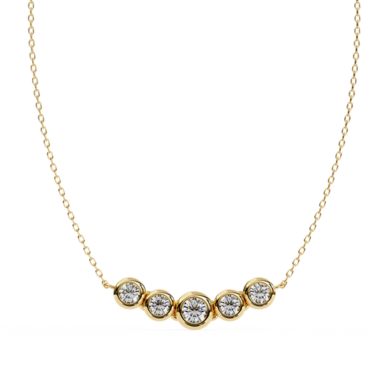 Sparkle Round Diamond Pendant - Espira Gems