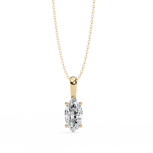 Pendentif Ivy Marquise en diamant (chaîne vendue séparément)