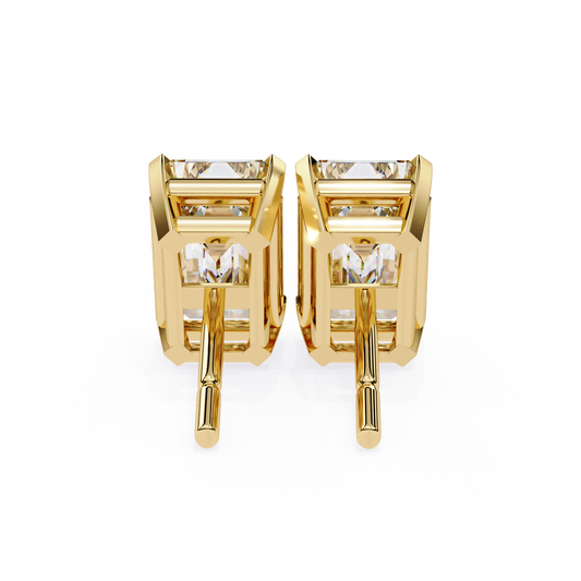 Imperial Emerald Diamond Earrings - Espira Fine Gems