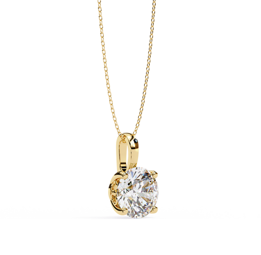 Pendentif diamant Floris céleste
