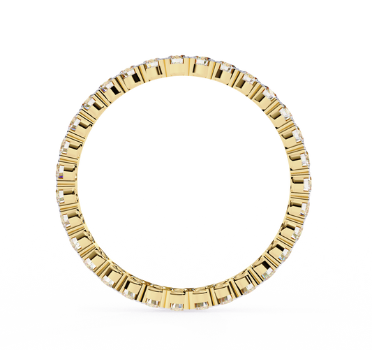 Bague de dévotion avec diamant rond