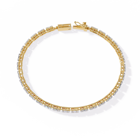 Charmara Round Diamond Bracelet