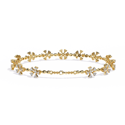 GleamKnot Round Diamond Bracelet