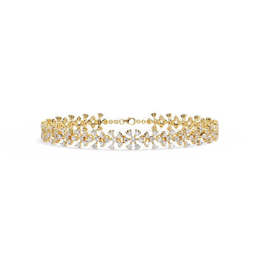 PulseCuff Round Diamond Bracelet