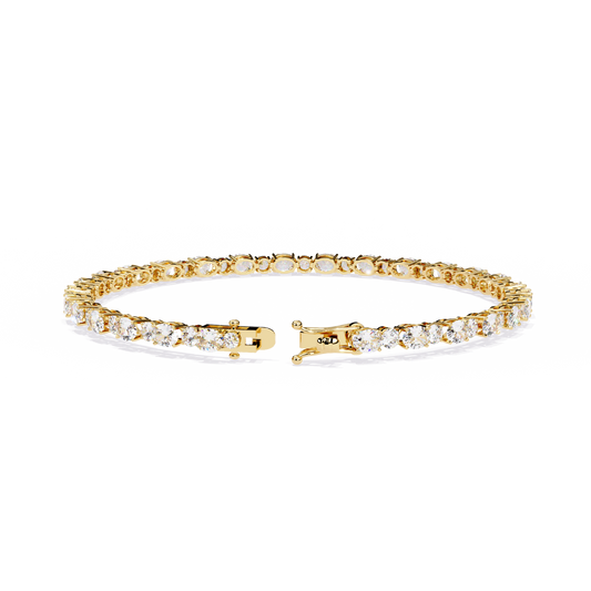 Glimmerine Oval Diamond Bracelet