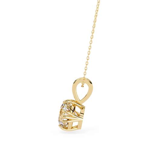 Pendentif diamant Floris céleste