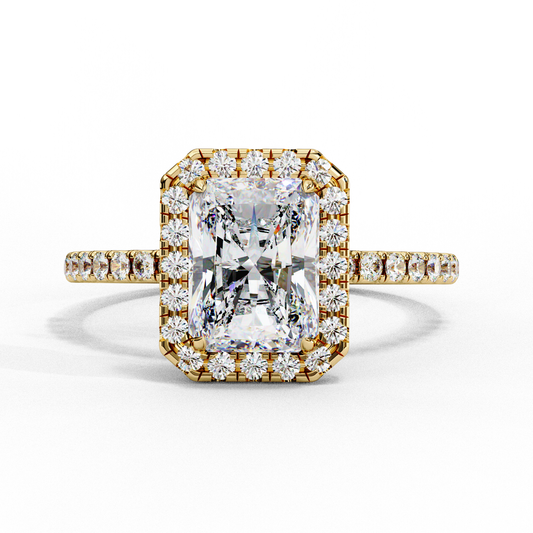 Valentina Radiant Diamond Ring - Espira Gems