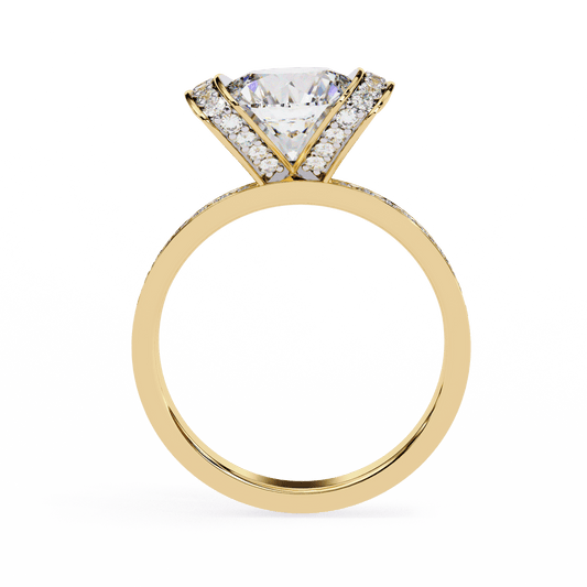 Cosmo Round Diamond Ring - Espira Fine Gems