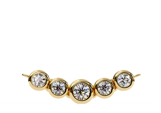 Pendentif diamant Floris céleste