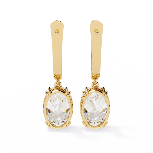 Serena Drop Diamond Earrings - Espira Fine Gems