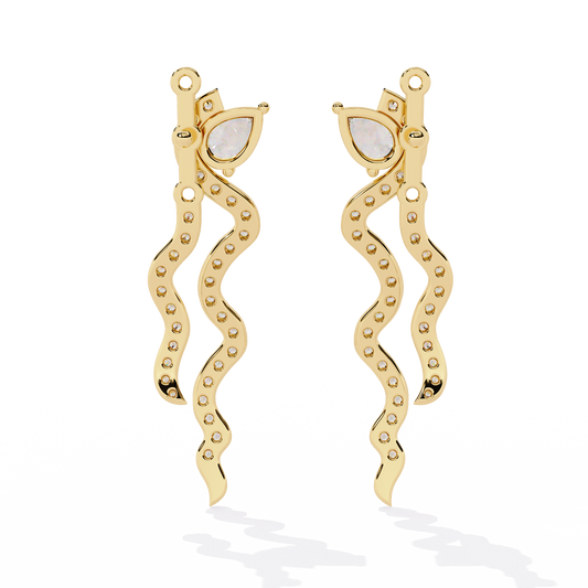 Astral Charm Diamond Earrings - Espira Fine Gems