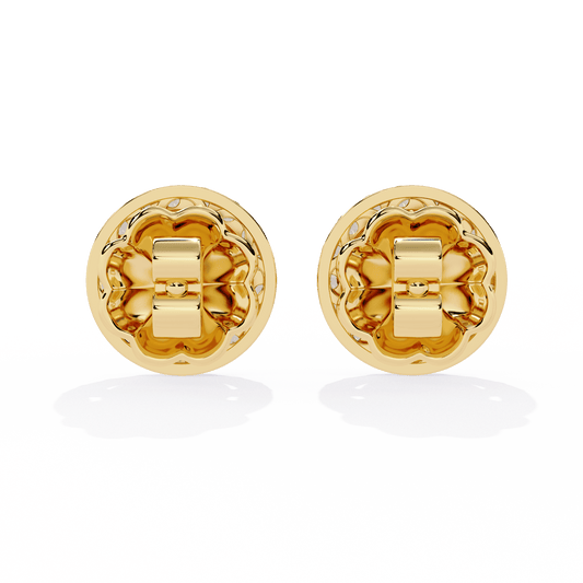 Lustre Curve Diamond Earrings - Espira Fine Gems