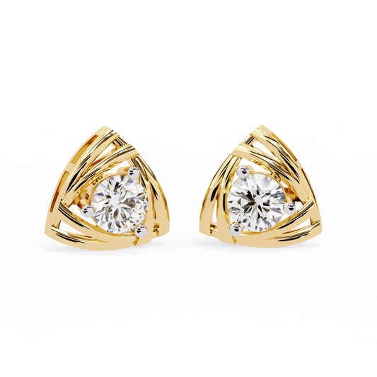 Aurora Triad Diamond Earrings - Espira Fine Gems