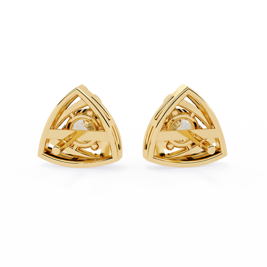 Aurora Triad Diamond Earrings - Espira Fine Gems