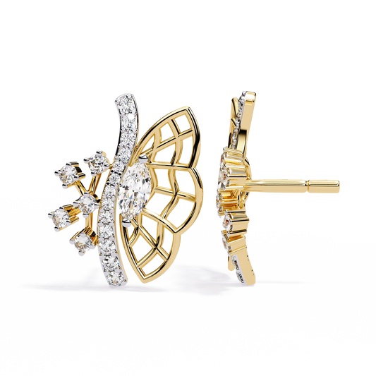 Butterfly Diamond Earrings