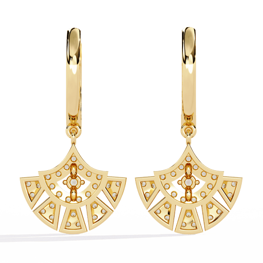 Aurora Splendor Diamond Earrings - Espira Fine Gems