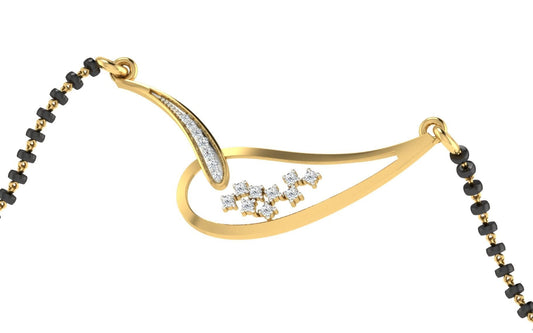 Mangal Mandala Diamond Mangalsutra With Chain