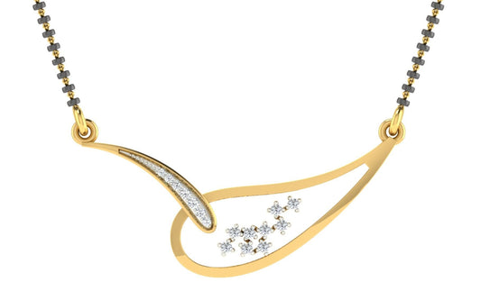 Mangal Mandala Diamond Mangalsutra With Chain