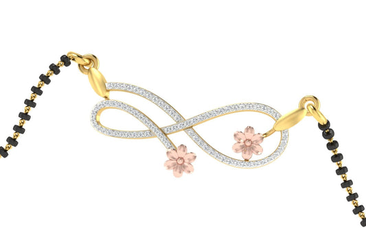 Divya Shakti Diamond Mangalsutra With Chain