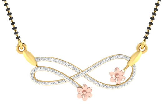 Divya Shakti Diamond Mangalsutra With Chain