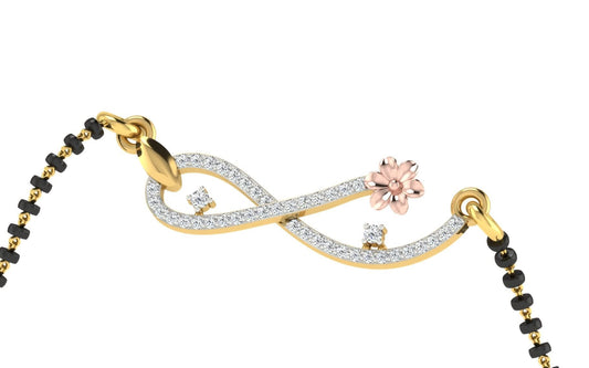 Aaradhya Mala Diamond Mangalsutra With Chain