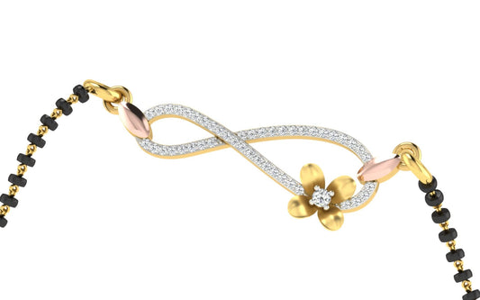 Bhavya Bandhan Diamond Mangalsutra With Chain