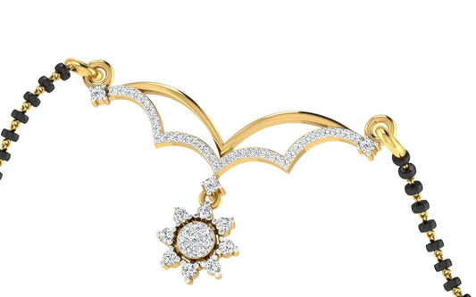Shubh Lagna Diamond Mangalsutra With Chain