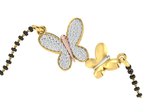 Jivan Sutra Diamond Mangalsutra With Chain