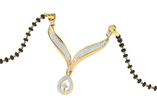 Prem Path Diamond Mangalsutra With Chain