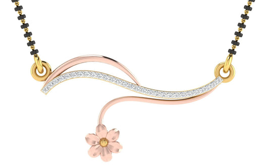 Shubhrika Diamond Mangalsutra With Chain