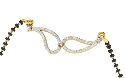 Veda Varnika Diamond Mangalsutra With Chain