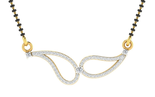 Veda Varnika Diamond Mangalsutra With Chain