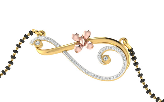 Arya Mala Diamond Mangalsutra With Chain