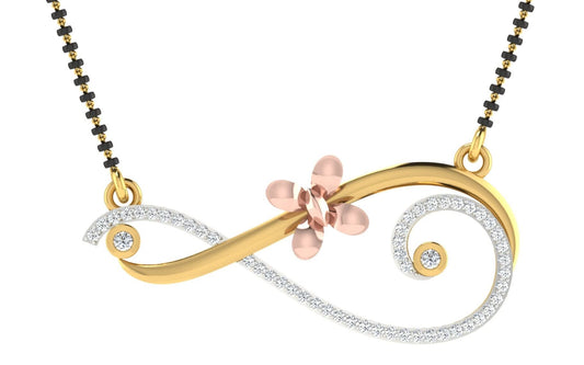 Arya Mala Diamond Mangalsutra With Chain