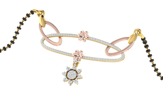 Sukhsagar Diamond Mangalsutra With Chain