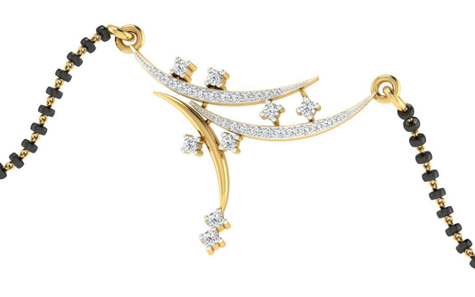 Vandana Mala Diamond Mangalsutra With Chain