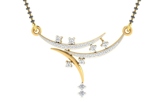 Vandana Mala Diamond Mangalsutra With Chain