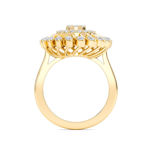 Solis Round Diamond Ring - Espira Gems