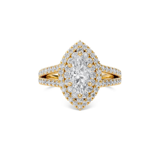 Aura Marquise Diamond Ring - Espira Gems