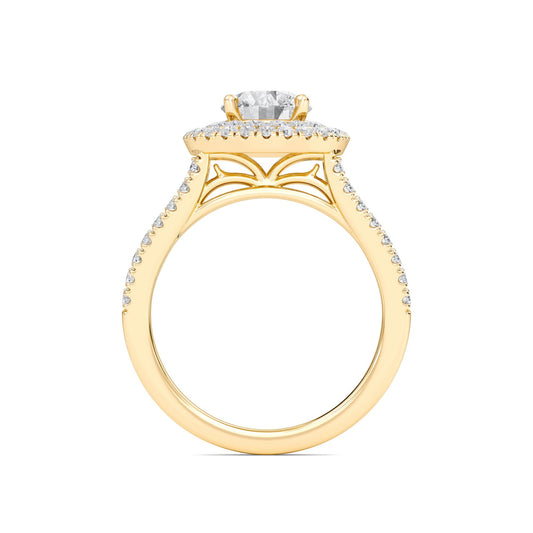 Aura Round Diamond Ring - Espira Gems