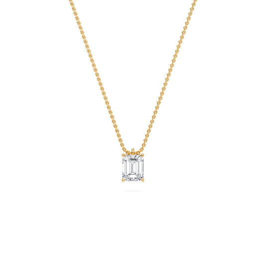 Liberty 1 Carat Emerald Diamond Pendant (Chain Sold Separately)