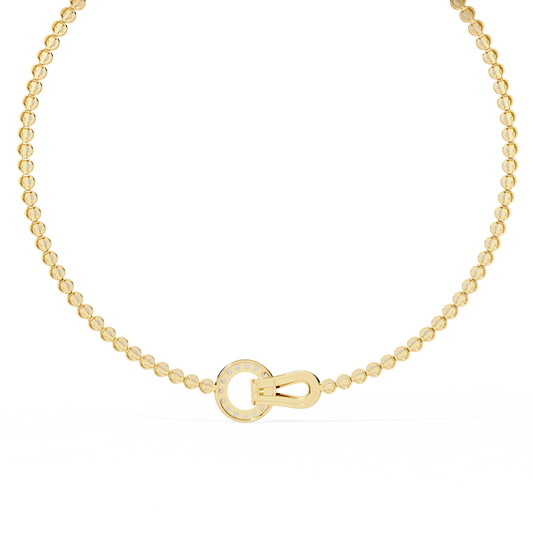 Tundra Round Diamond Necklace - Espira Fine Gems