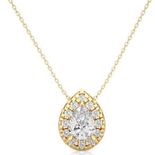 Teardrop Diamond Pendant (Chain Sold Separately) - Espira Gems